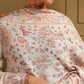 Kanidar- Women's Elegant Jungle Theme jall With Super Combination of Multi Pastels