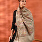 Kanidar- Kalamkari Peacock Special Pashmina Wool Jama Jall Free special Box