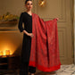 Kanidar- Women's Super Fine, Jacquard Faux Pashmina