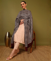 Kanidar- Women's  Barik All Over silken Kashmiri Jamdani Shawl