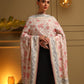 Kanidar- Kalamkari Weave Border With Contrast All Over Paisely Flower Jall