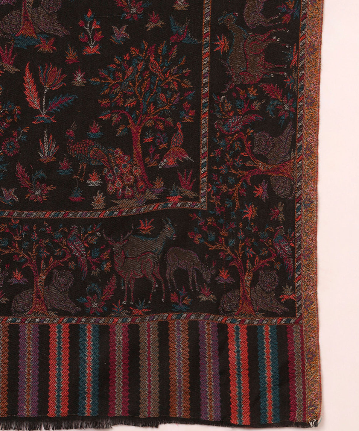Kanidar- Women's Elegant Jungle Theme jall With Super Combination of Multi Pastels