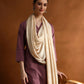 Kanidar- Beige Self Silken Softy Stole