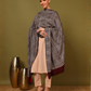 Kanidar- Women's  Barik All Over silken Kashmiri Jamdani Shawl