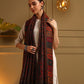 Kanidar- Super Wool Carpet Kashmiri Kani Jama With Shimmer Touch of Zari