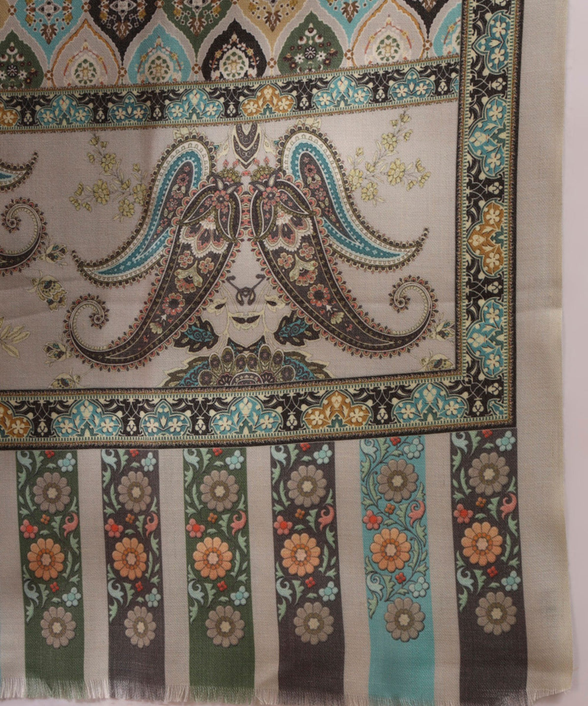 Kanidar- Women's  Riwaayat  All Over Gulfam Print Jall