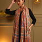 Kanidar- Women's Super Wool kalamkari Printed Cape| Shawl