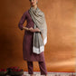 Kanidar-  Women's Silken Stole| All Over Badami Jall Traditional Kashmiri Style (Add Box with Additional Cost)