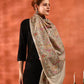 Kanidar- Kalamkari Peacock Special Pashmina Wool Jama Jall Free special Box