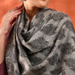 Kanidar- Women's Paisely All Over Wool Blend Jall Specially Woven With Kashmiri Look