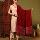 Kanidar- Women's Reversible Kashmiri Antique Weave Palla With one side Zari Touch