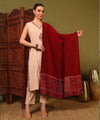 Kanidar- Women's Reversible Kashmiri Antique Weave Palla With one side Zari Touch