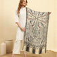 Kanidar- Soothing Beige and Grey Antique Cape